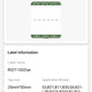 NB208 - NIIMBOT - B1 / B21 / B3S - 25*30+45MM - RING - 100 LABELS PER ROLL - GREEN BORDER DESIGN