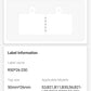 NB211 - NIIMBOT - B1 / B21 / B3S - 50X26MM - 250 LABELS PER ROLL - WHITE WITH HOLE