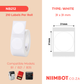NB212 - NIIMBOT - B1 / B21 / B3S - 31X31MM - ROUND - 210 LABELS PER ROLL - WHITE