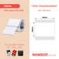NB214 - NIIMBOT - B1 / B21 / B3S - TT40X30MM - 230 LABELS PER ROLL - TRANSPARENT