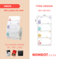 NB215 - NIIMBOT - B1 / B21 / B3S - T40X20MM - 320 LABELS PER ROLL - MONSTER DESIGN