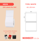 NB216 - NIIMBOT - B1 / B21 / B3S - 40X30MM - 230 LABELS PER ROLL - WHITE