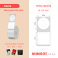 NB218 - NIIMBOT - B1 / B21 / B3S - 21X21MM - 300 LABELS PER ROLL - ROUND - WHITE