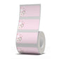 NB219 - NIIMBOT - B1 / B21 / B3S - 40X20MM - 320 THERMAL LABELS - PINK RABBIT DESIGN