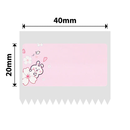 NB219 - NIIMBOT - B1 / B21 / B3S / B4 - 40X20MM - 320 PINK RABBIT LABELS