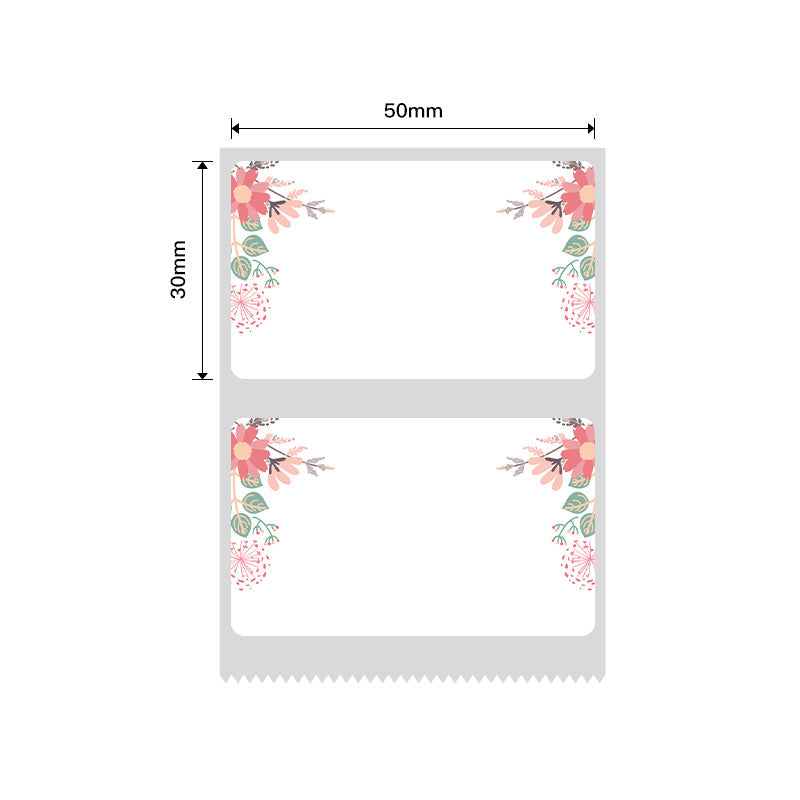 NB220 - NIIMBOT - B1 / B21 / B3S / B4 - 50X30MM - 230 LABELS PER ROLL - SPRING DESIGN