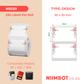 NB220 - NIIMBOT - B1 / B21 / B3S - 50X30MM - 230 LABELS PER ROLL - SPRING DESIGN
