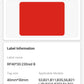 NB221 - NIIMBOT - B1 / B21 / B3S - T40*30MM - 230 LABELS PER ROLL - SOLID - RED