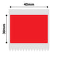 NB221 - NIIMBOT - B1 / B21 / B3S - T40X30MM - 230 LABELS PER ROLL - SOLID - RED