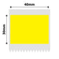 NB222 - NIIMBOT - B1 / B21 / B3S - 30X40MM - 230 LABELS PER ROLL - SOLID - YELLOW