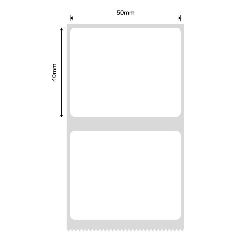 NB223 - NIIMBOT - B1 / B21 / B3S / B4 - 50X40MM - 180 LABELS PER ROLL - WHITE