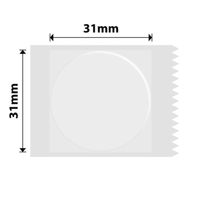 NB224 - Niimbot - B1 / B21 / B31 / B3S / B4 - 31x31mm - 210 Transparent Round Labels