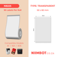 NB225 - NIIMBOT - B1 / B21 / B3S - TT50X80MM - 95 LABELS PER ROLL - TRANSPARENT
