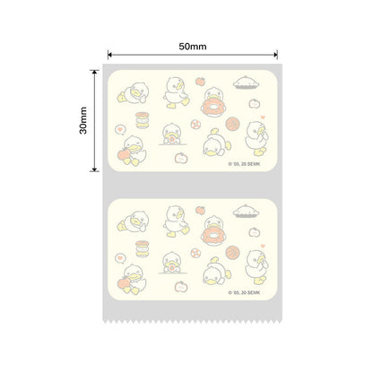 NB227 - NIIMBOT - B1 / B21 / B3S / B4 - 50X30MM - 230 LIGHT YELLOW THERMAL LABELS - DUCK DESIGN