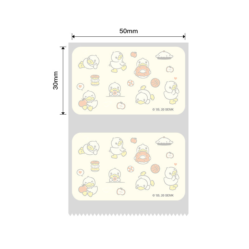 NB227 - NIIMBOT - B1 / B21 / B3S / B4 - 50X30MM - 230 LIGHT YELLOW THERMAL LABELS - DUCK DESIGN
