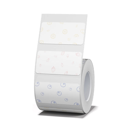 NB229 - NIIMBOT - B1 / B21 / B3S / B4 - T40X20MM - 320 LABELS PER ROLL - FRUIT SHADING DESIGN