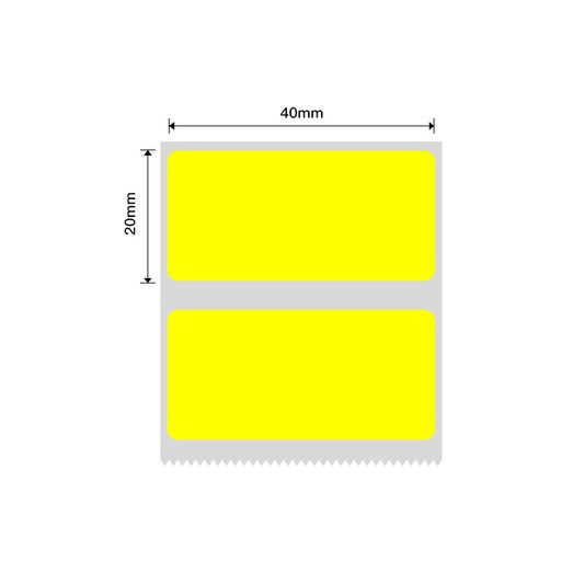 NB231 - NIIMBOT - B1 / B21 / B3S - 40X20MM - 320 YELLOW THERMAL LABELS