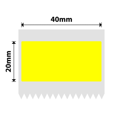 NB231 - Niimbot - B1 / B21 / B31 / B3S / B4 - 40x20mm - 320 Yellow Thermal Labels