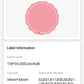 NB233 - NIIMBOT - B1 / B21 / B3S - T34X34MM - 200 WAVY ROUND THERMAL LABELS - PINK, YELLOW AND BLUE