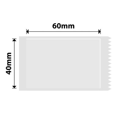 NB234 - Niimbot - B1 / B21 / B31 / B3S / B4 - 40x60mm - 125 Transparent Labels