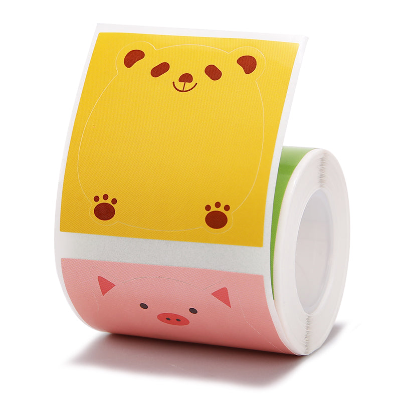 NB237 - NIIMBOT - B1 / B21 / B3S / B4 - 50X50MM - 150 THERMAL LABELS - ANIMAL DESIGN