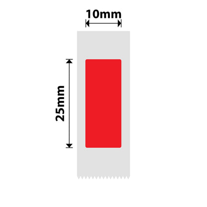 NB265 - Niimbot - D11 / D101 / D110 / H1S - 10x25mm - 225 Red Labels