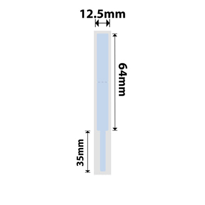 NB268 - Niimbot - D11 / D101 / D110 / H1S - 12.5x99mm - 70 Blue Cloud Cable Labels