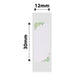 NB272 - NIIMBOT - D11 / D101 / D110 / H1S - R12X30MM - 210 LABELS PER ROLL - GREEN LEAVES DESIGN