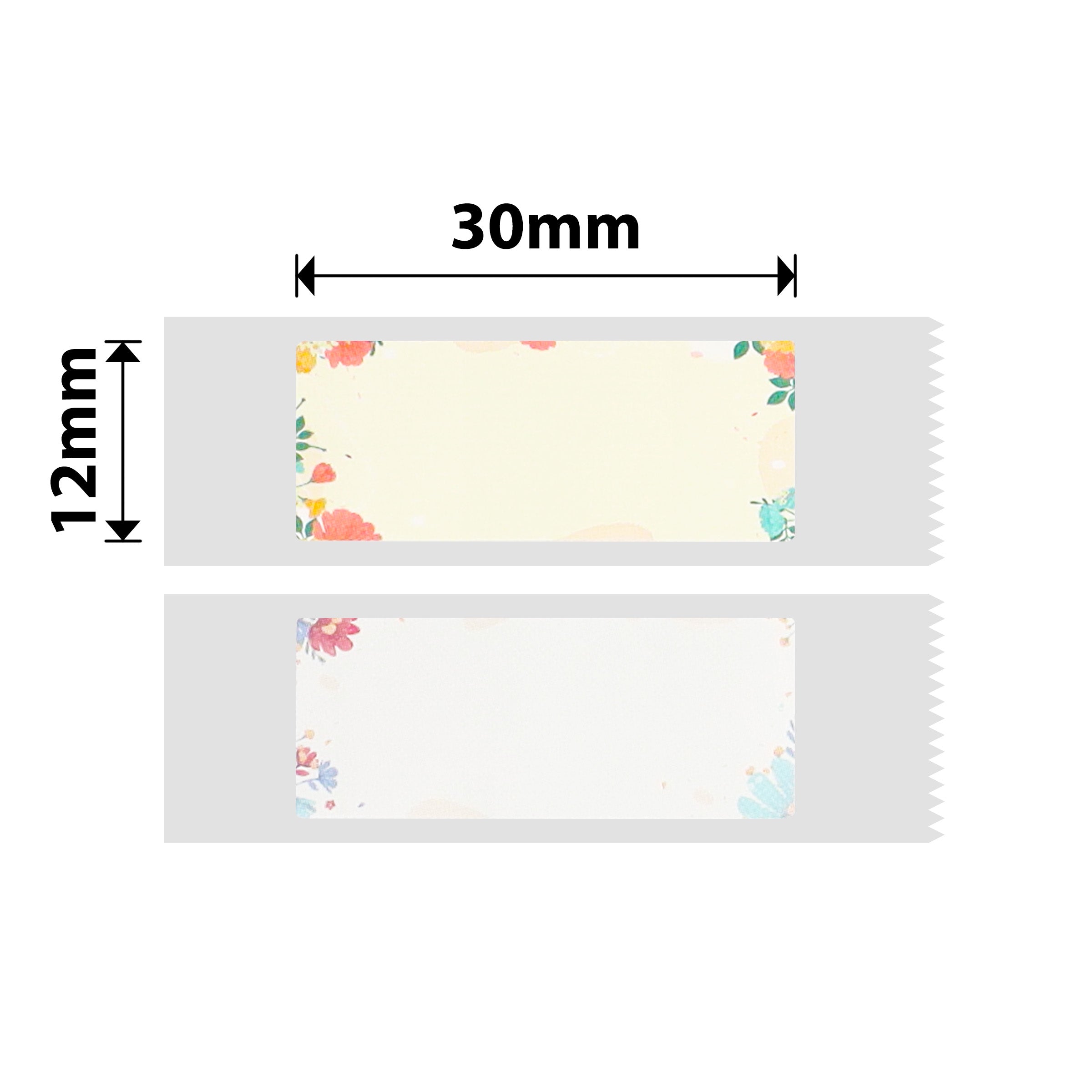 NB273 - Niimbot - D11 / D101 / D110 / H1S - 12x30mm - 195 Sunny Flower Labels