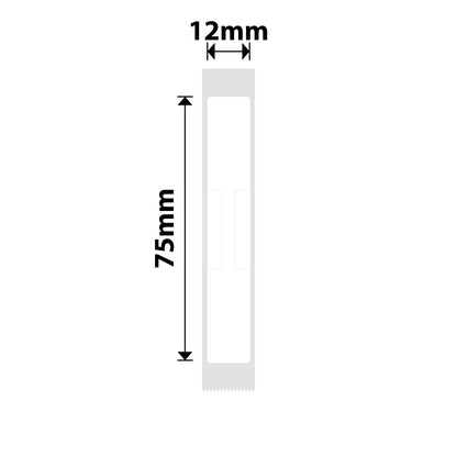 NB277 - NIIMBOT - D11 / D101 / D110 / H1S - R12X75MM - 90 LABELS PER ROLL - JEWELLERY - WHITE