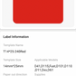 NB278 - NIIMBOT - D11 / D101 / D110 / H1S - R14X25MM - 240 LABELS PER ROLL - RED DESIGN