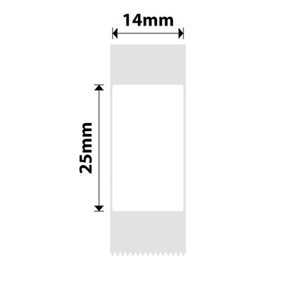 NB279 - NIIMBOT - D11 / D101 / D110 / H1S - R14X25MM - 240 LABELS PER ROLL - WHITE