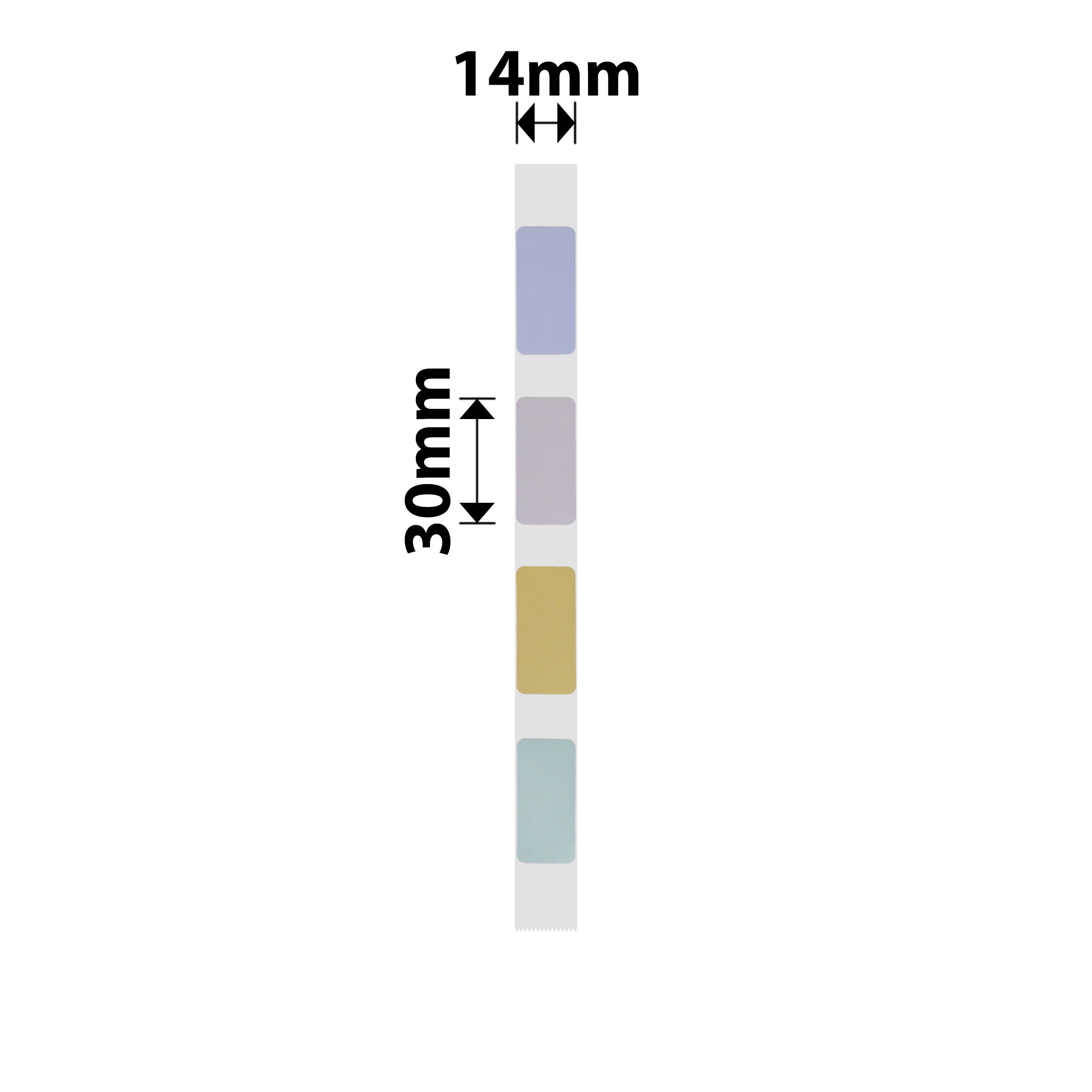NB281 - NIIMBOT - D11 / D101 / D110 / H1S - R14X30MM - 210 LABELS PER ROLL - CORNFIELD ( 4 COLOURS)