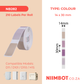 NB282 - NIIMBOT - D11 / D101 / D110 / H1S - R14X30MM - 210 LABELS PER ROLL -  DREAM PARK (4 COLOURS)