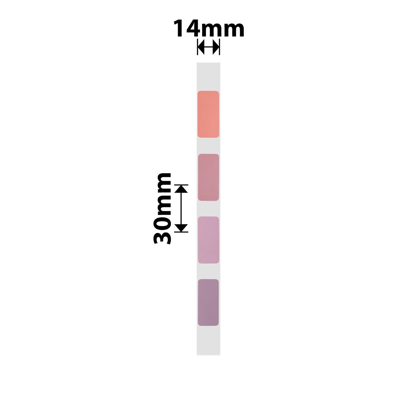 NB283 - NIIMBOT - D11 / D101 / D110 / H1S - R14X30MM - 210 LABELS PER ROLL -  PINK (4 COLOURS)