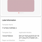 NB283 - NIIMBOT - D11 / D101 / D110 / H1S - R14X30MM - 210 LABELS PER ROLL -  PINK (4 COLOURS)