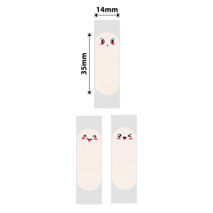 NB285 - Niimbot - D11 / D101 / D110 / H1S - 14x35mm - 170 Happy Finger Labels