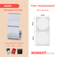 NB290 - NIIMBOT - B1 / B21 / B3S - TT50X50MM - 150 LABELS PER ROLL - ROUND - TRANSPARENT