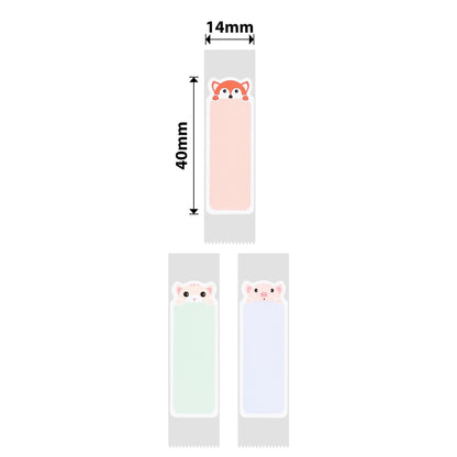 NB291 - Niimbot - D11 / D101 / D110 / H1S - 14x40mm - 155 Sleepy Animals Labels