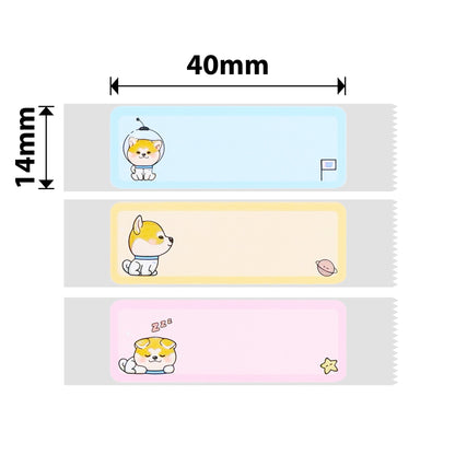 NB292 - Niimbot - D11 / D101 / D110 / H1S - 14x40mm - 160 Dreaming Puppy Labels