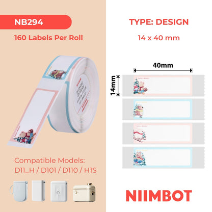 NIIMBOT - D Range - 14x40mm - Hello Winter - 160 Labels