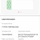 NB297 - NIIMBOT - D11 / D101 / D110 - R14*40 - 160 LABELS PER ROLL - POLKA DOTS DESIGN