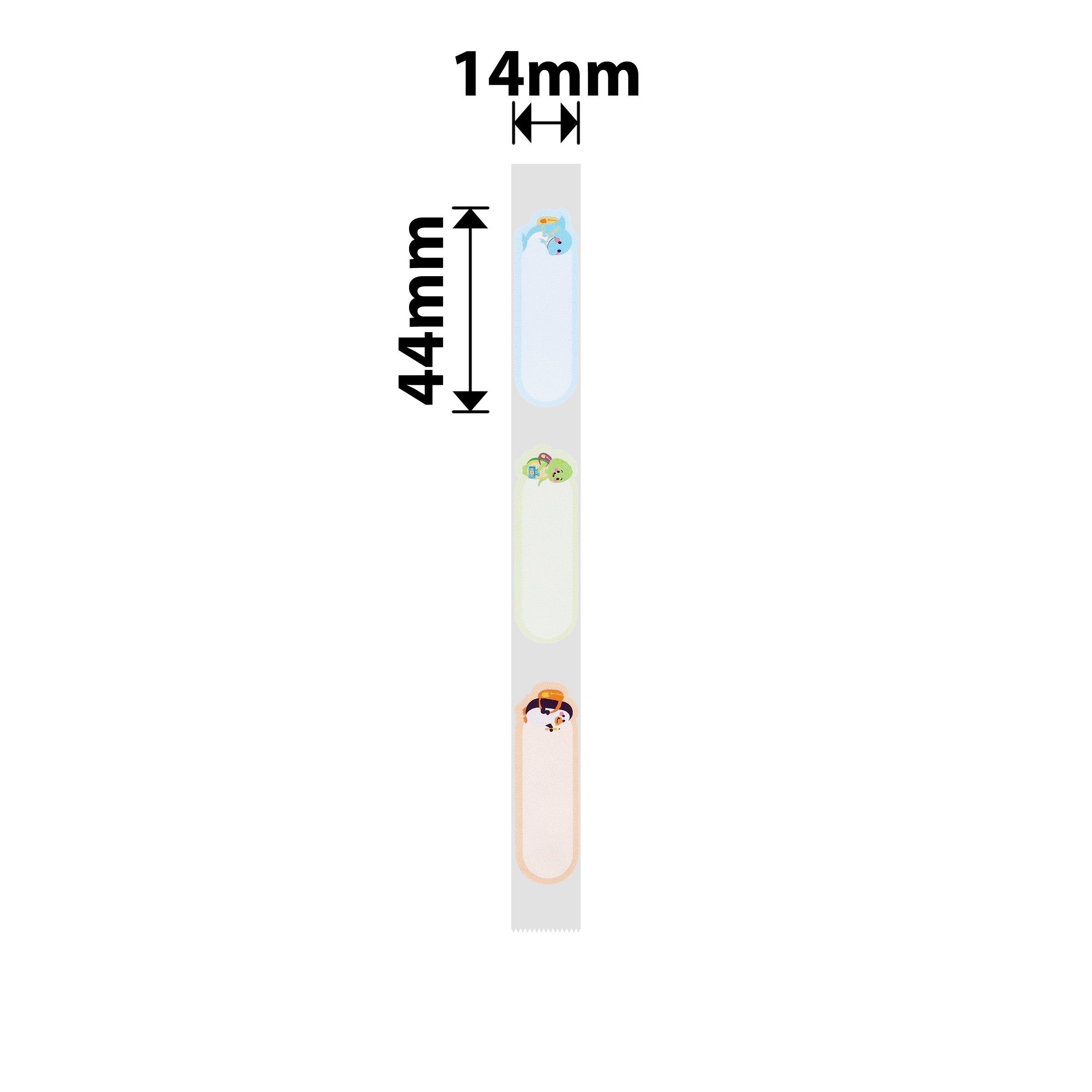 NIIMBOT - D11 / D101 / D110 / H1S - 14X44MM - 150 LABELS - GO SCHOOL