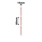 NB304 - NIIMBOT - D11 / D101 / D110 / H1S - R14X60MM - 110 LABELS PER ROLL - CHERRY PINK DESIGN