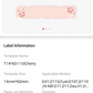 NB304 - NIIMBOT - D11 / D101 / D110 / H1S - R14X60MM - 110 LABELS PER ROLL - CHERRY PINK DESIGN