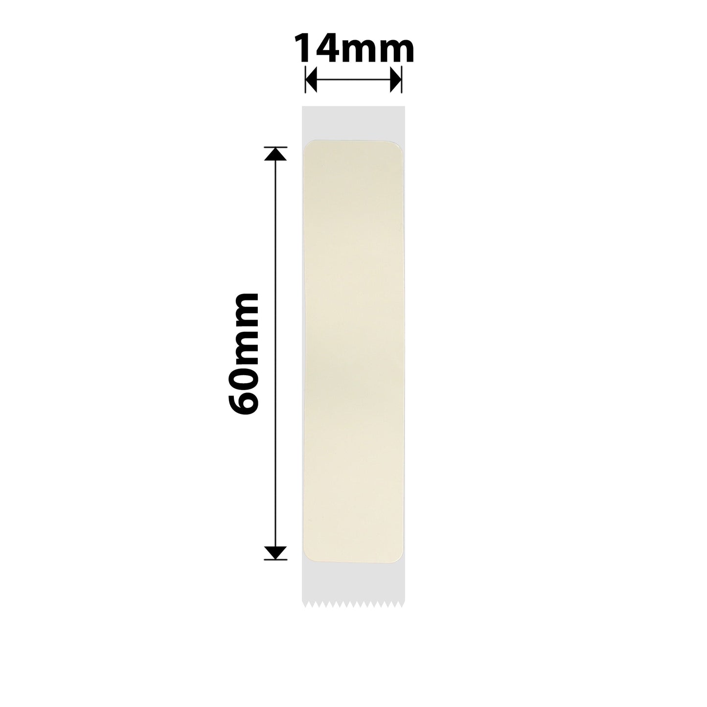 NB306 - NIIMBOT - D11 / D101 / D110 / H1S - R14X60MM - 110 LABELS PER ROLL - LEMON YELLOW