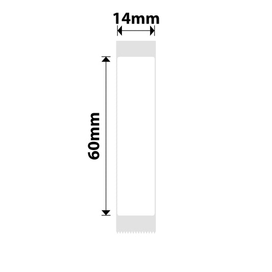 NB310 - NIIMBOT - D11 / D101 / D110 / H1S - R14X60MM - 110 LABELS PER ROLL - WHITE