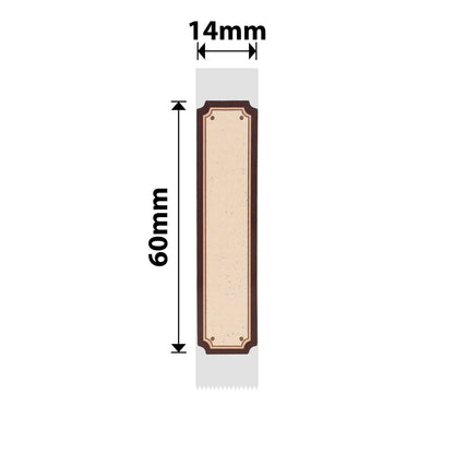 NIIMBOT - D11 / D101 / D110 / H1S - 14X60MM - 110 LABELS - WOOD LOVE