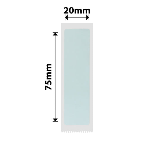 NB317 - NIIMBOT - D101 ONLY - R20X75MM - 90 LABELS PER ROLL - SOLID - GREEN