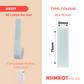 NB317 - NIIMBOT - D101 ONLY - R20X75MM - 90 LABELS PER ROLL - SOLID - GREEN